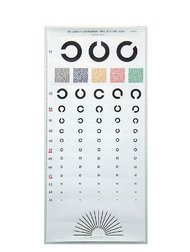 Amazon.co.jp: 視力検査表 国際標準式 5m用 標準 × 2個セット : 産業